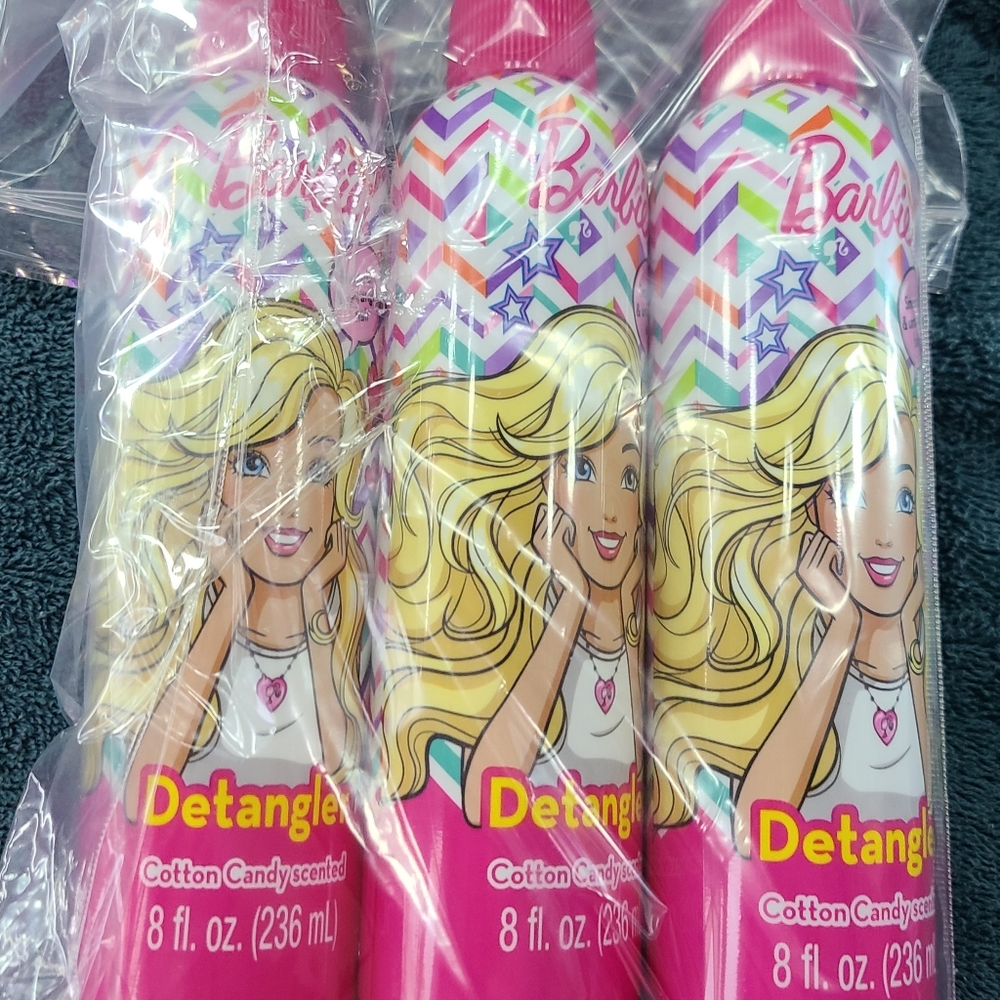 Barbie Cotton Candy Scented Hair Detangler (qty:3)